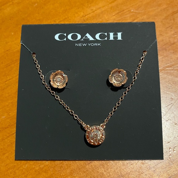 COACH Necklace And Earring Set - Picture 3 of 16